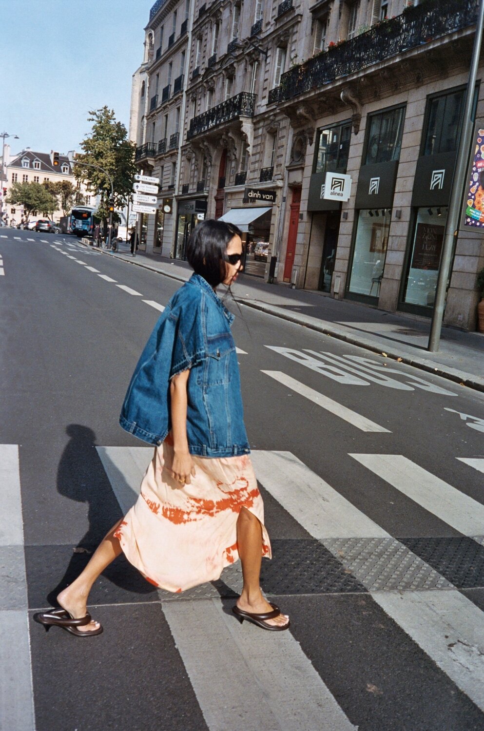 Mir denimvest - Washed Indigo