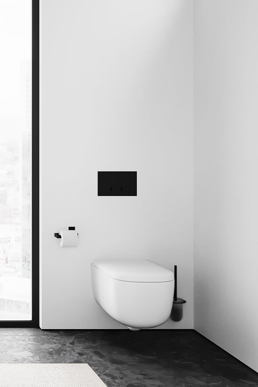 Toiletrulleholder - sort