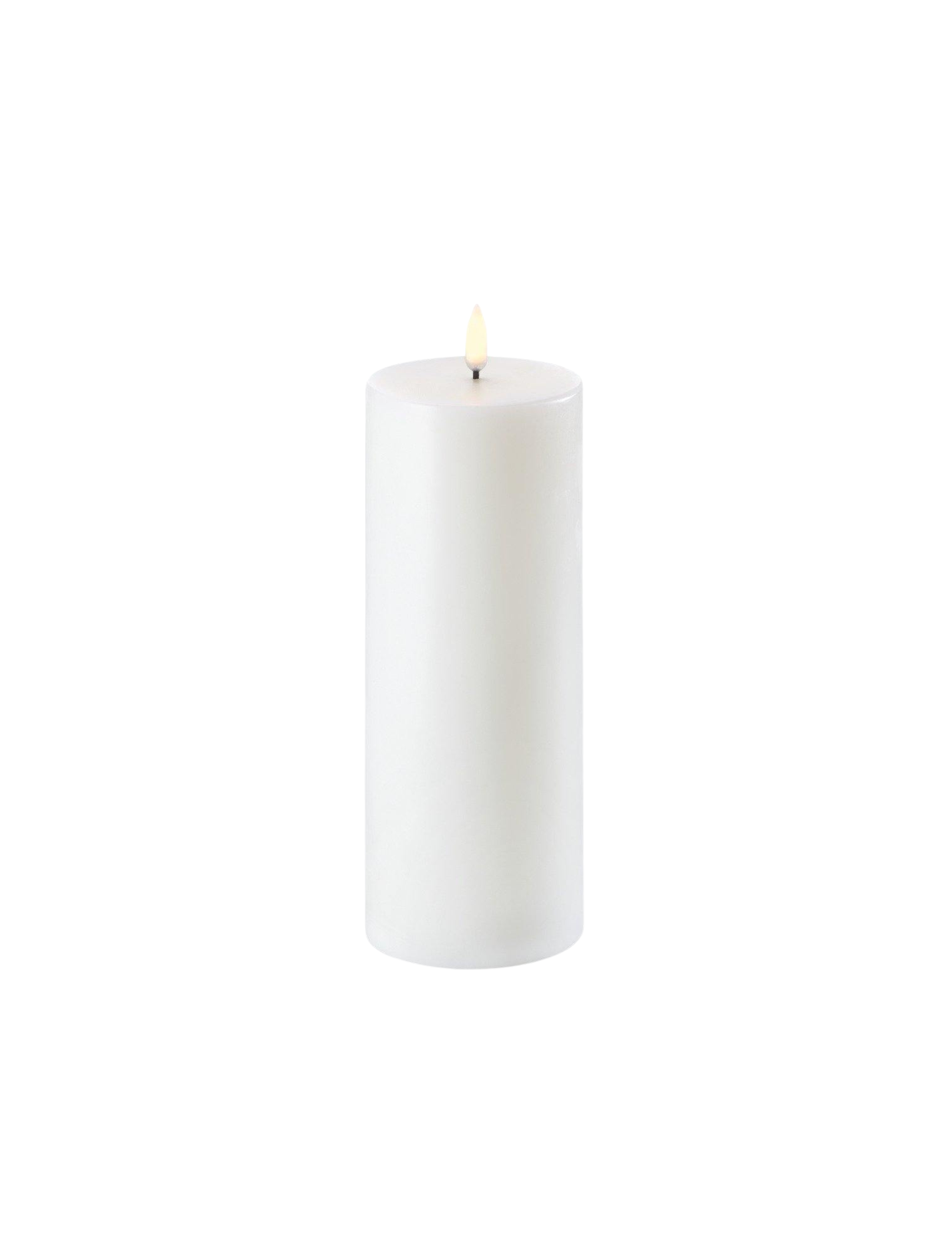LED Pillar bloklys - H:20,3 x Ø:7,8 cm.