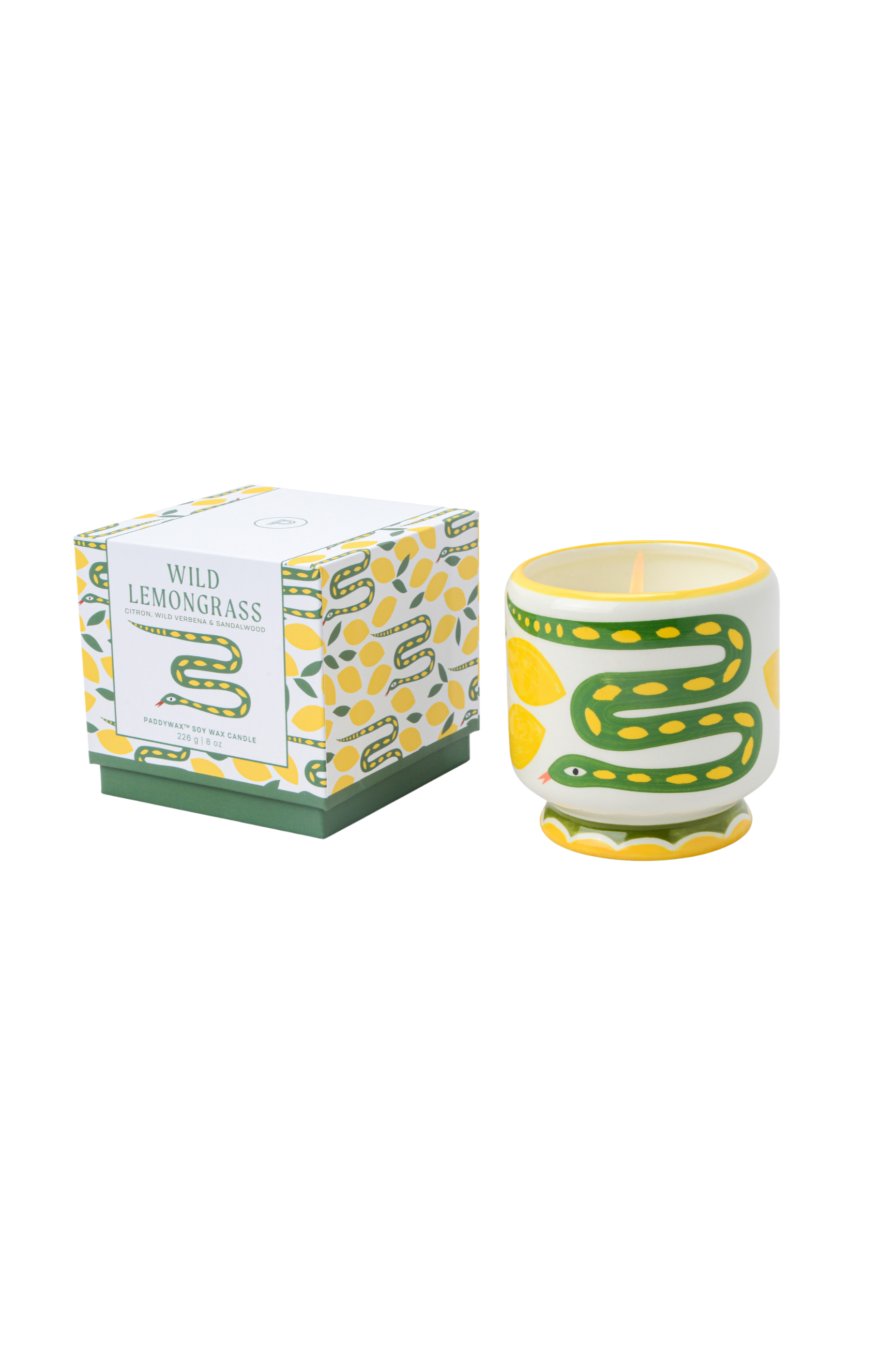 Adopo Snake keramik duftlys - Wild Lemongrass