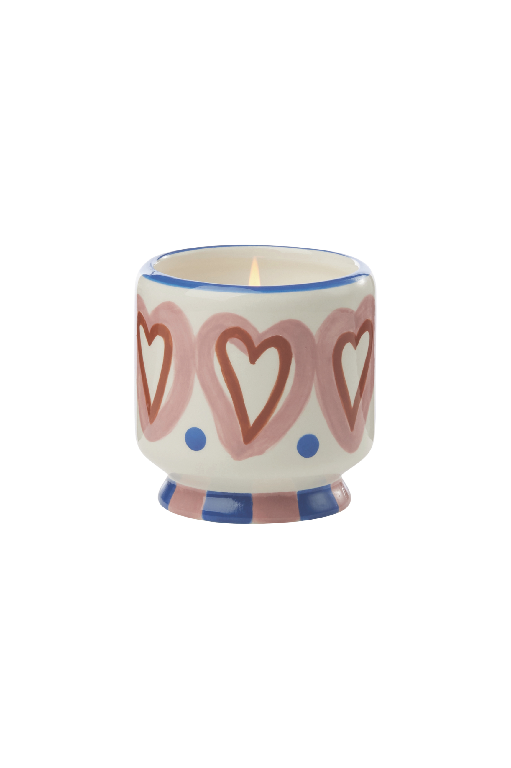 Adopo Hearts keramik duftlys - Rosewood Vanilla