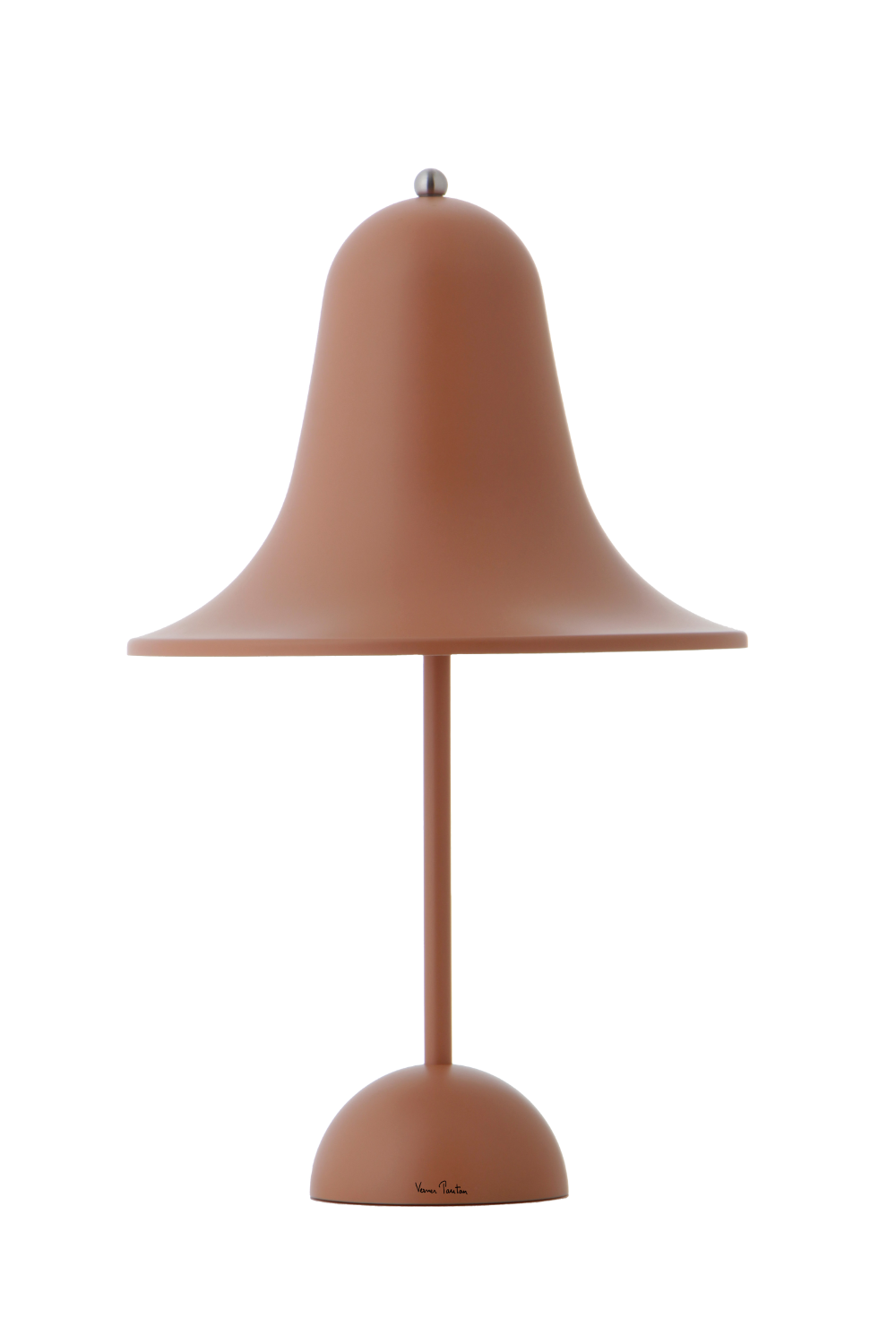 Verner Panton Pantop portable bordlampe - Matt Terracotta - Ø18