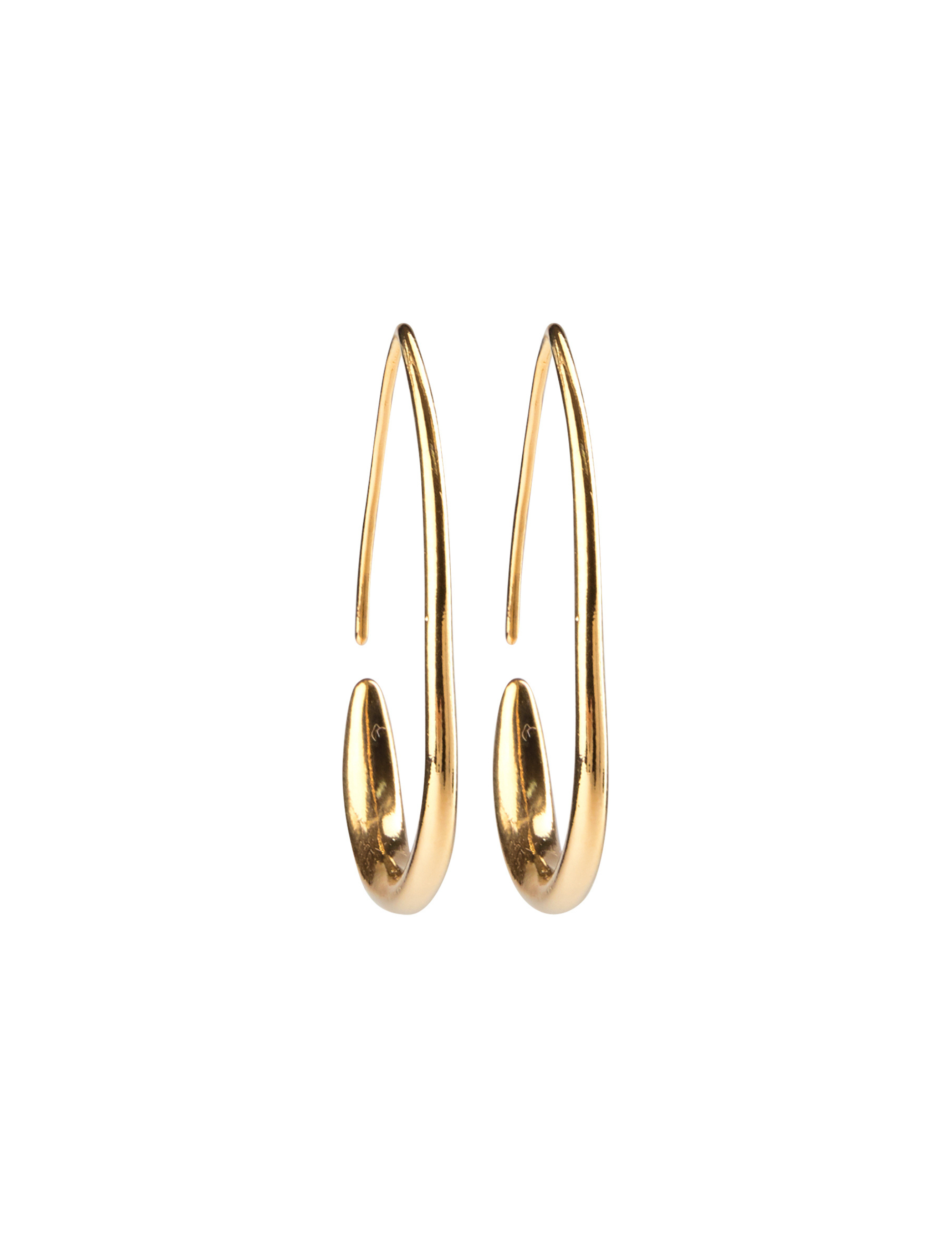 Luna Øreringe - Forgyldt