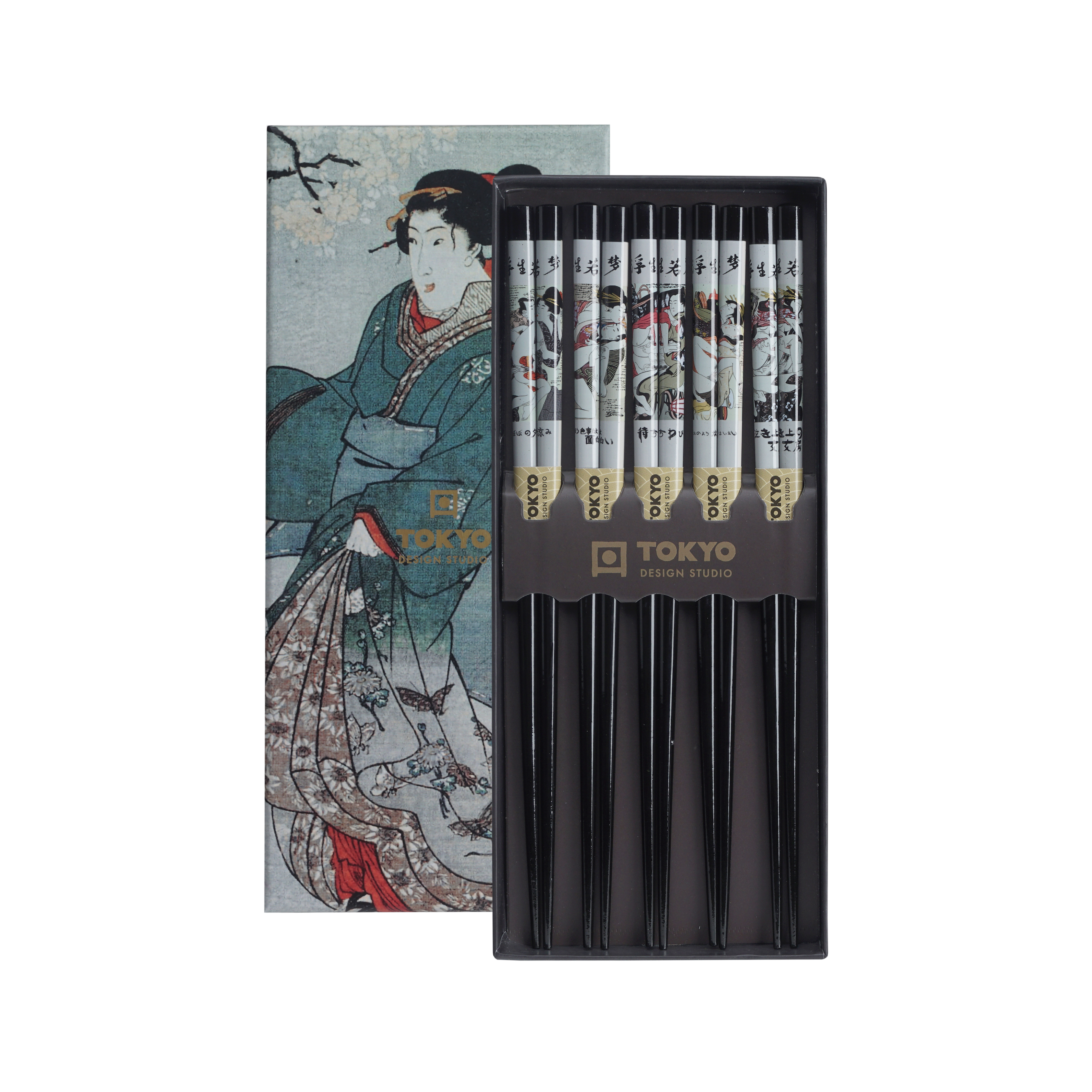 Spisepinde gavesæt, Erotic - 5 par