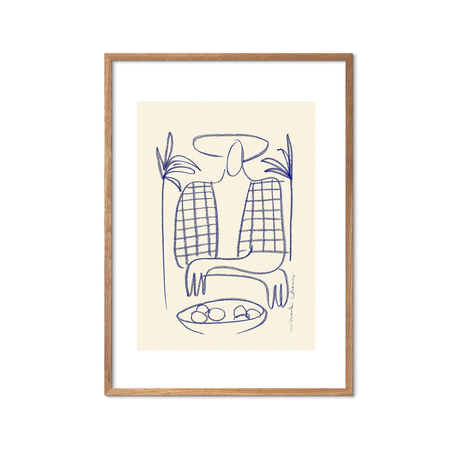 Dimanche plakat - 50 x 70 cm