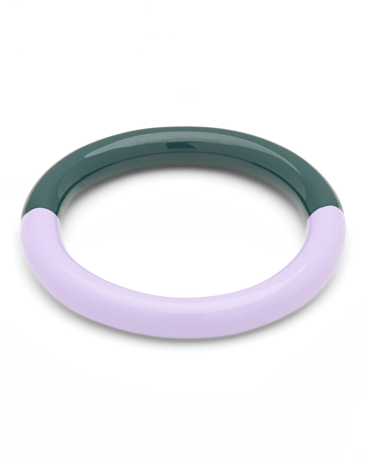 Double Color ring - North Sea Green/Purple