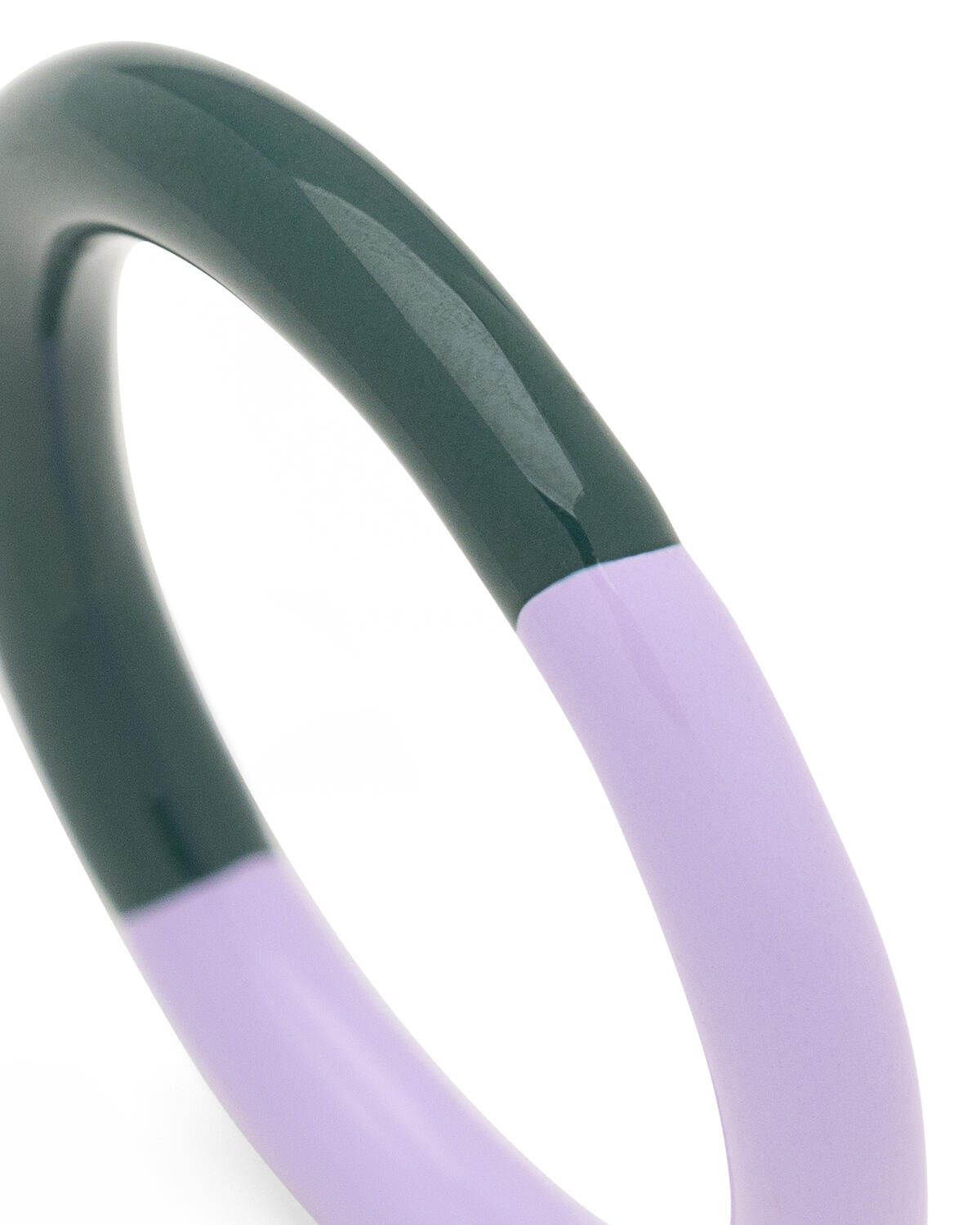Double Color ring - North Sea Green/Purple