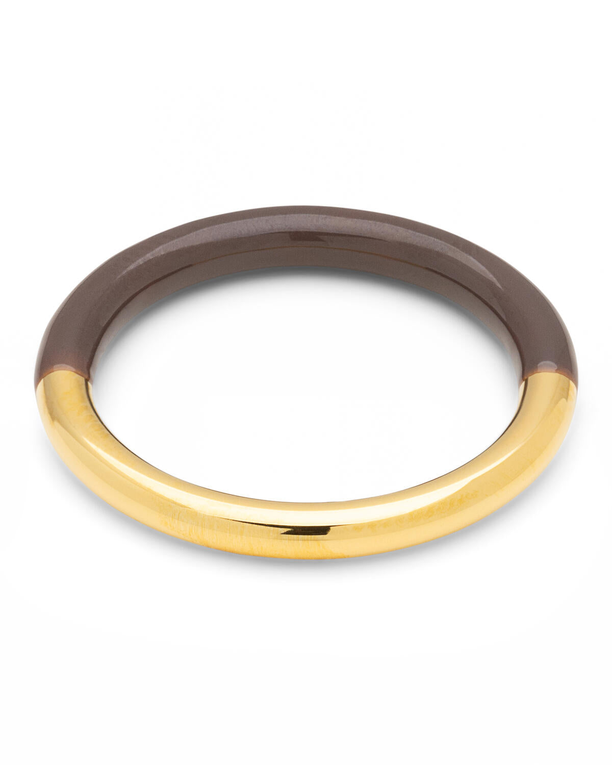 Double Color ring - forgyldt/Cocoa Powder