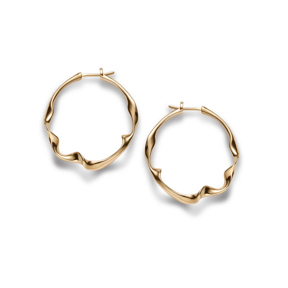 Drift hoops, Ø2,8 cm – Forgyldt