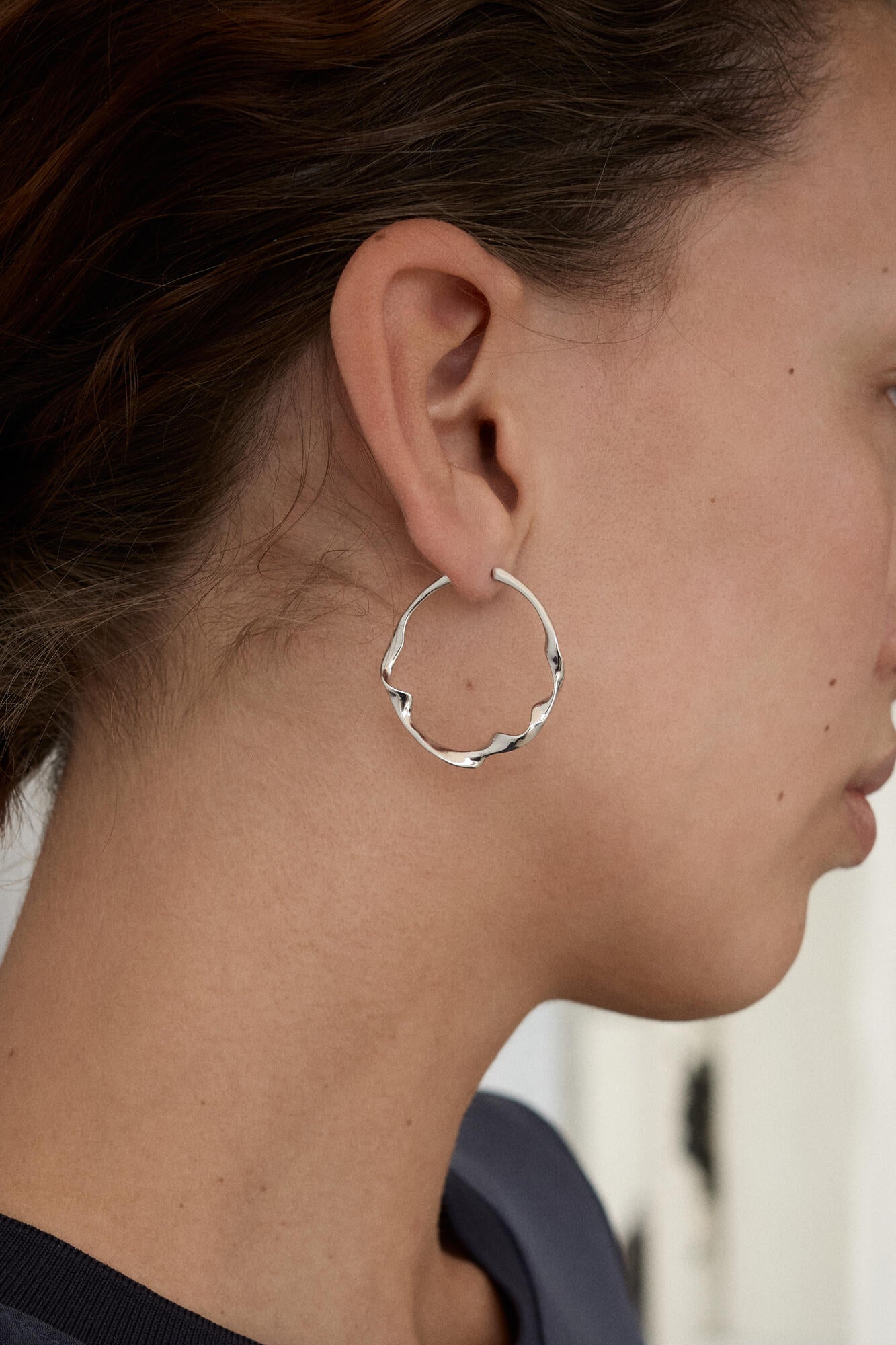 Drift hoops, Ø2,8 cm – Sølvfarvet