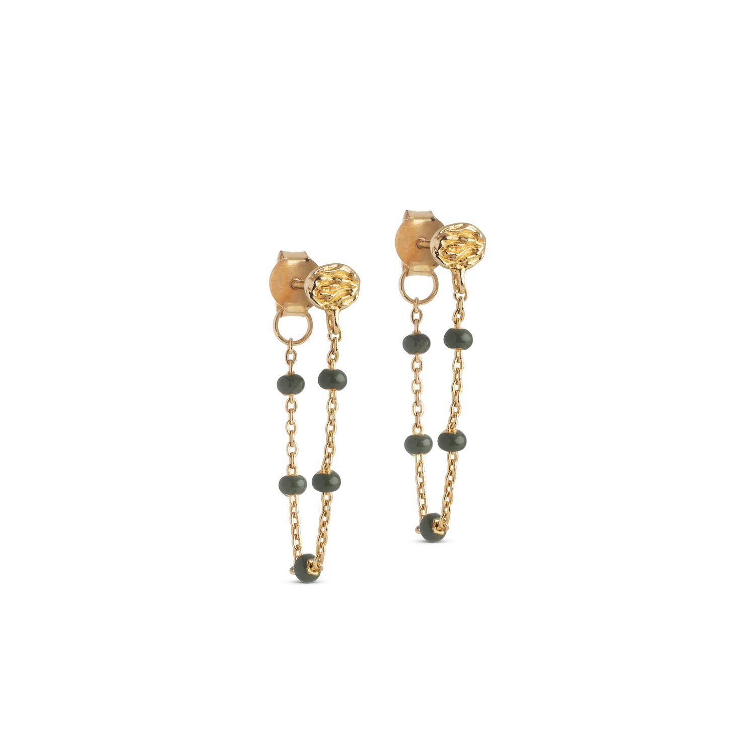 Lola ørering - Khaki