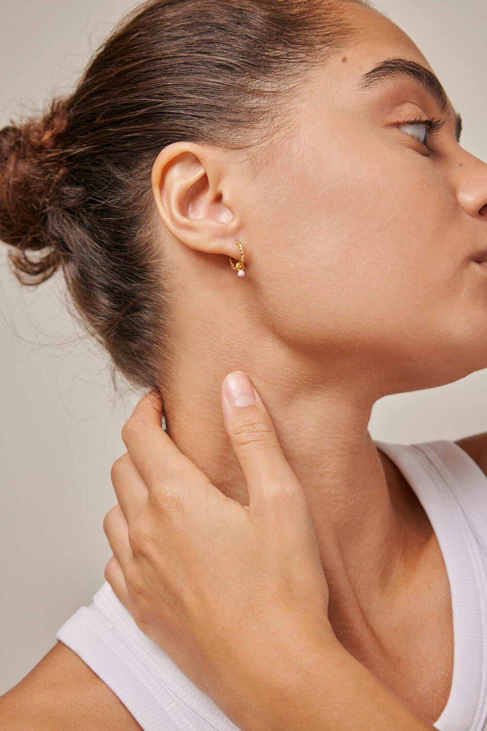 Belle hoops - forgyldt