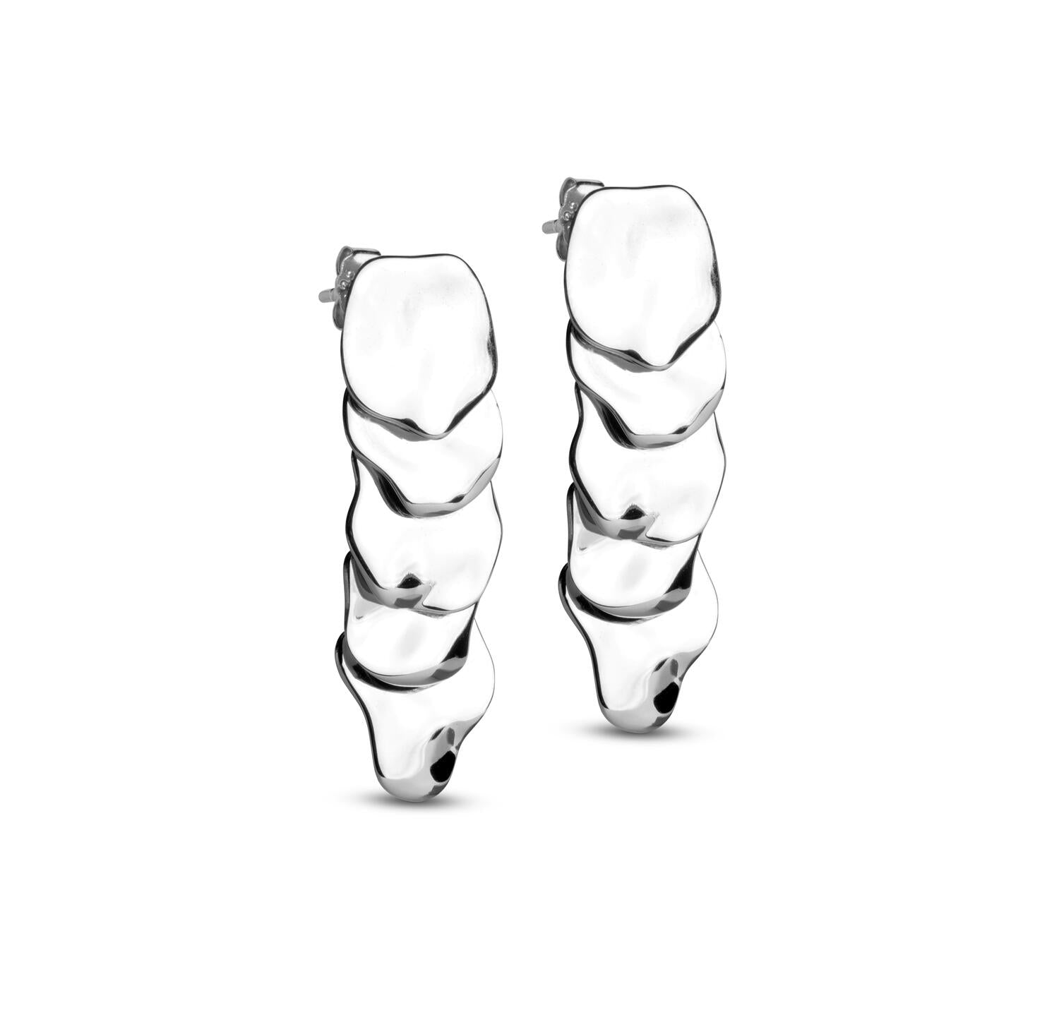 Sahara hængeøreringe - sølv