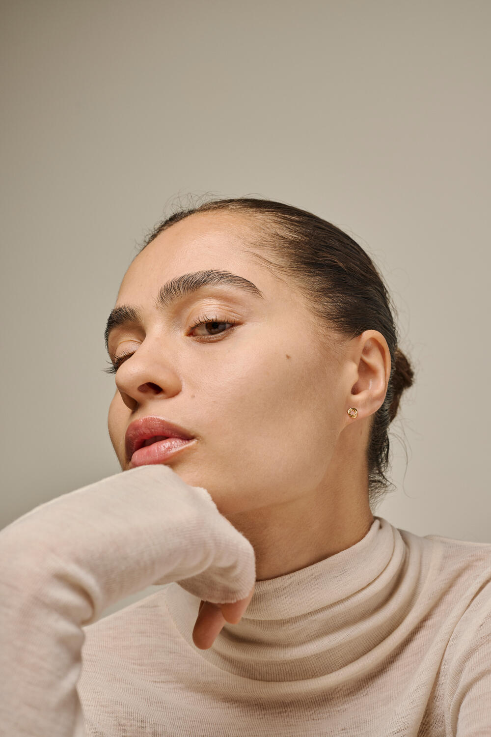 Bellu Mini ørestikker - forgyldt