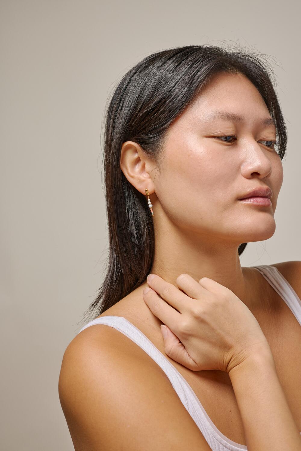 Nara Whimsically hængeøreringe - Coralia