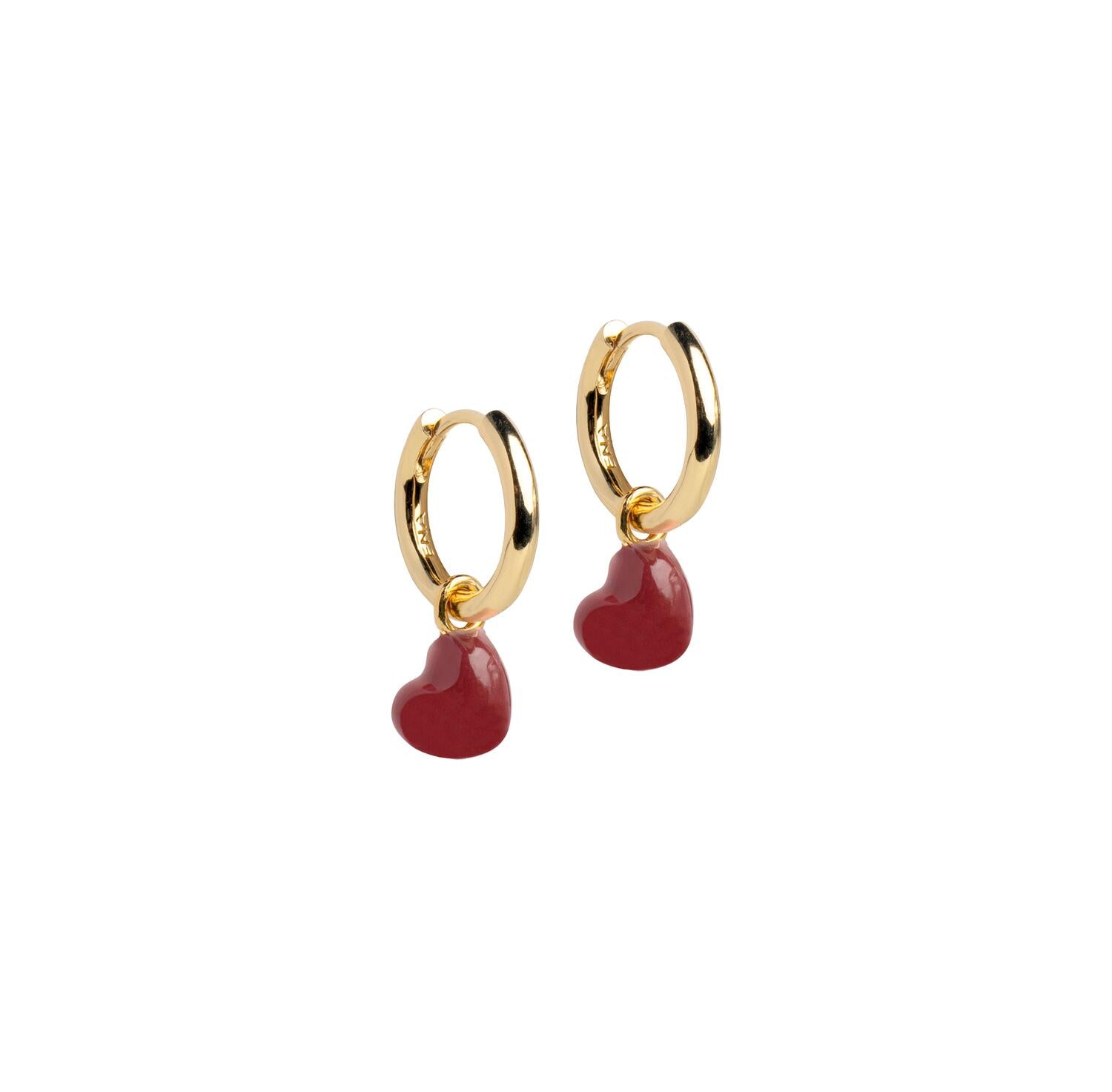 Grand Amore hoops – Forgyldt