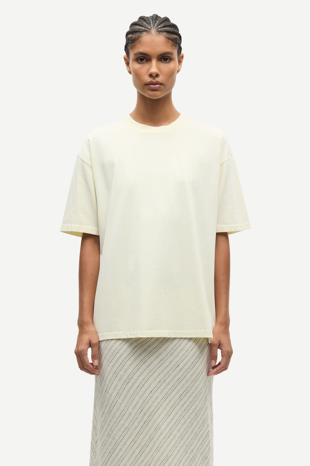 Eira t-shirt - Ethereal Green Pigment