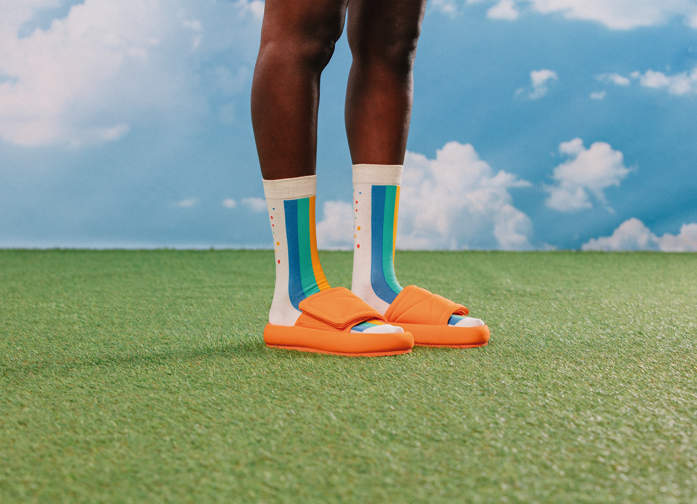 Rainbow Cake strømper - Multi