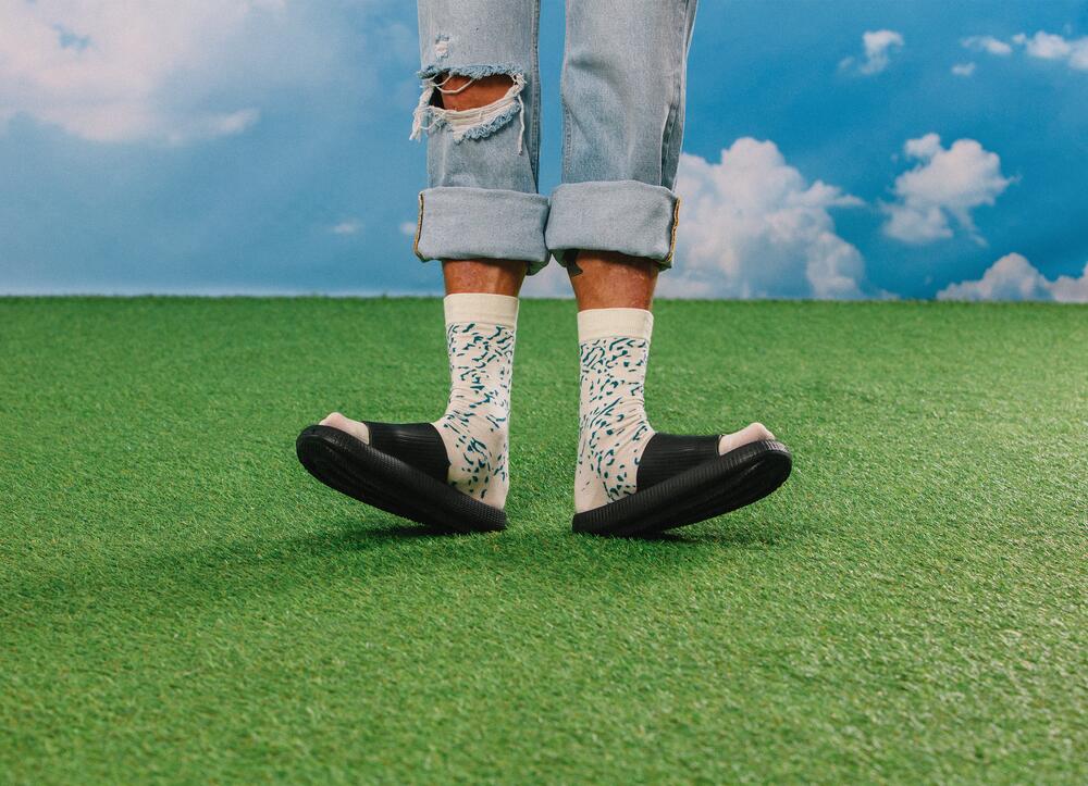 Blue Cheese strømper - hvid