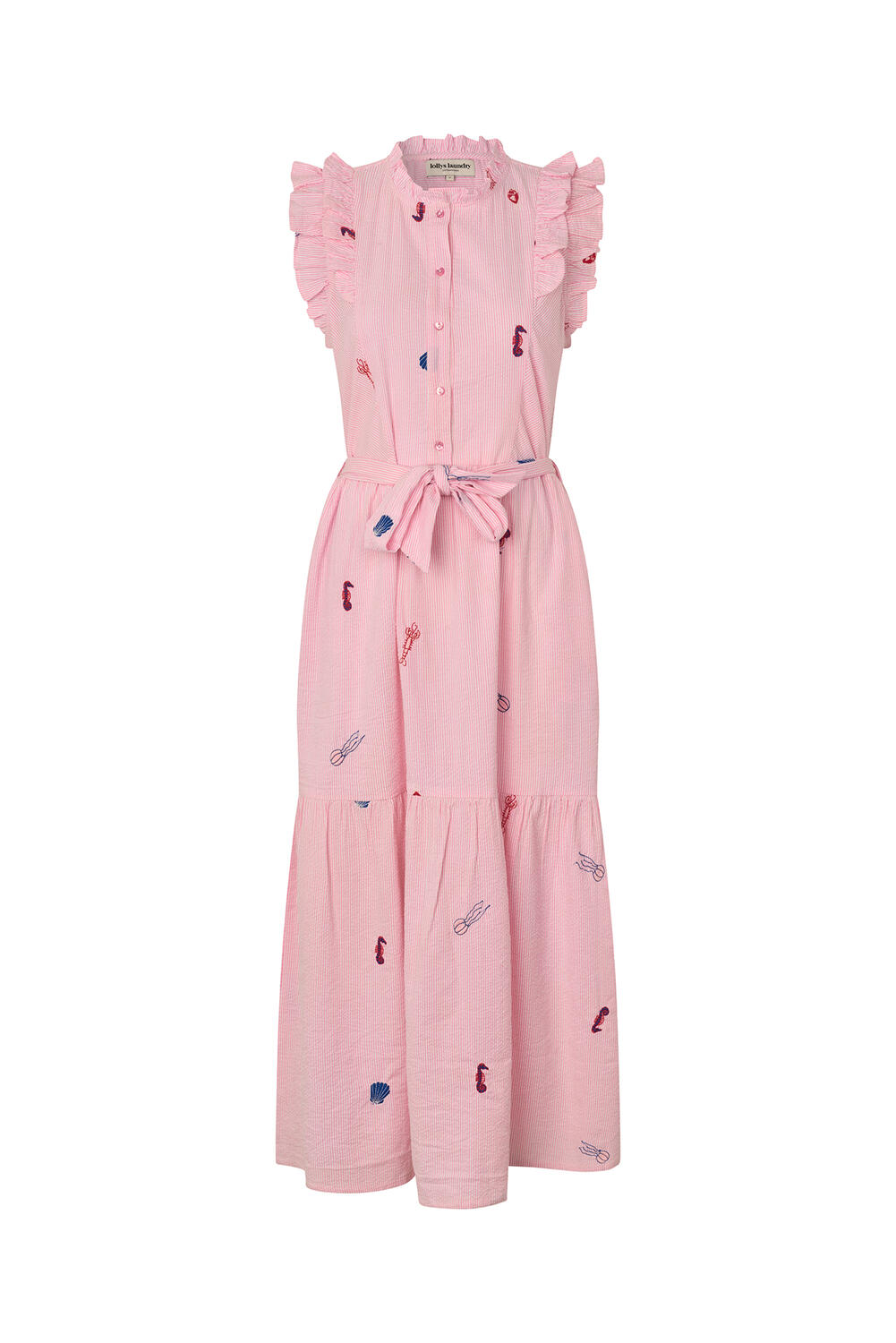 Harriet lang kjole - Light Pink