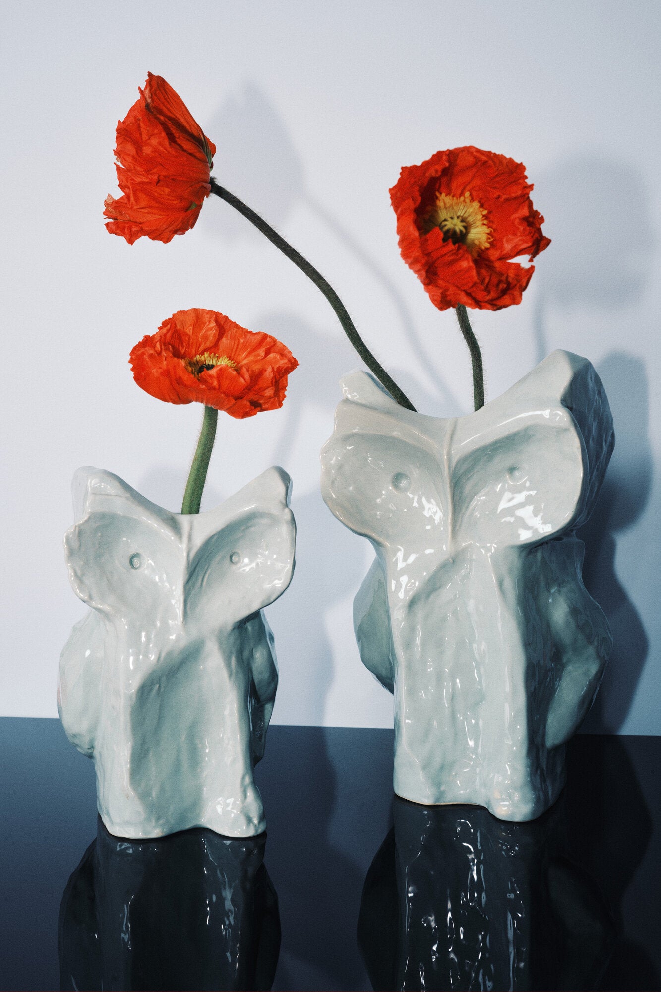 x Marni ugle vase, S - Light blue after midnight