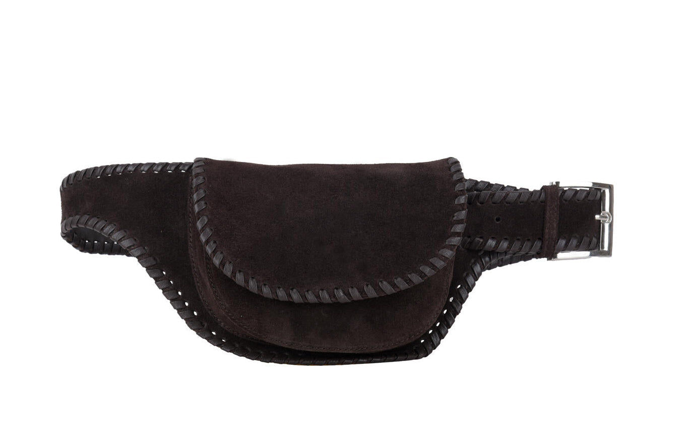 x Bruna Bear Eliza Braided bæltetaske - brun