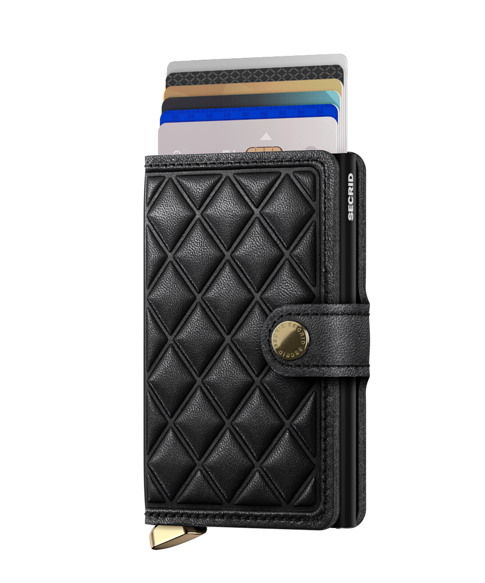 Minipung med kortholder - Embossed Dimond