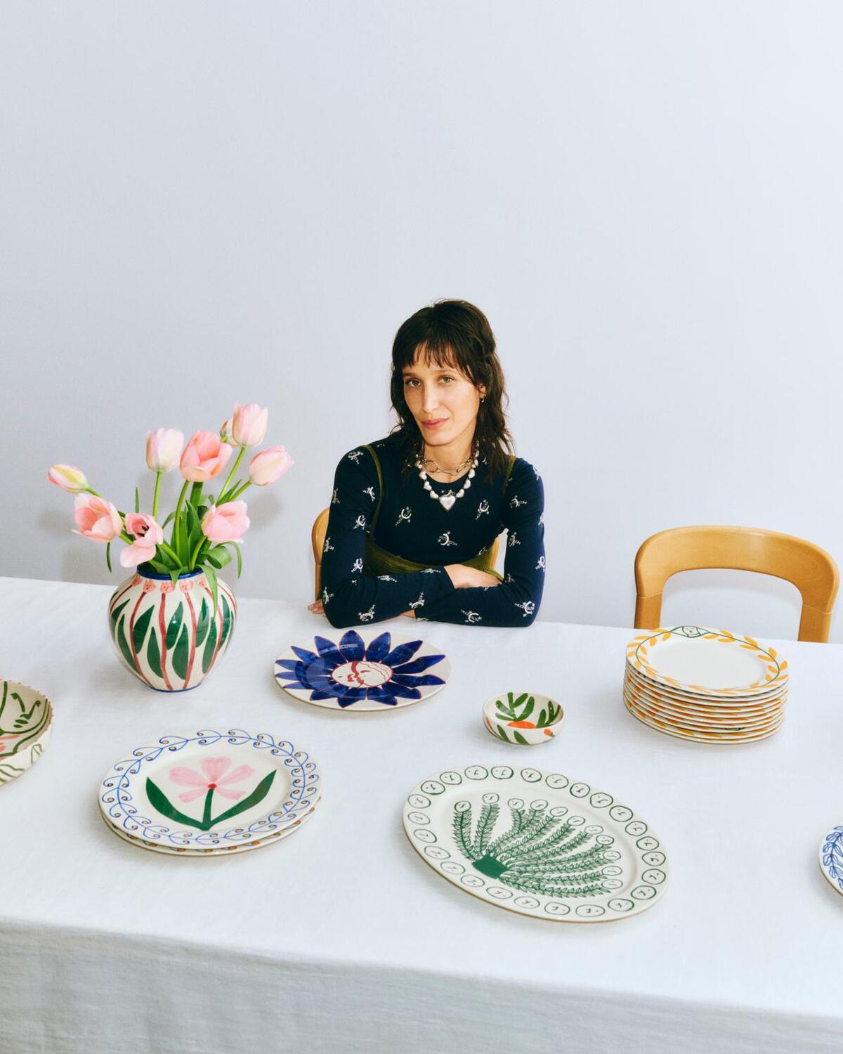 x Emma Kohlmann Olive Grove Oval fad - L36,5 cm.