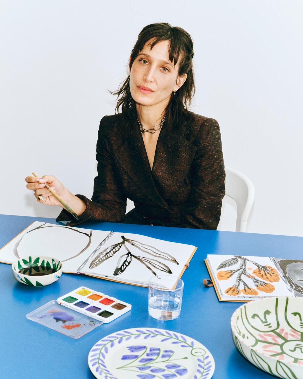 x Emma Kohlmann Moon Face Vine skål - Ø12 cm.