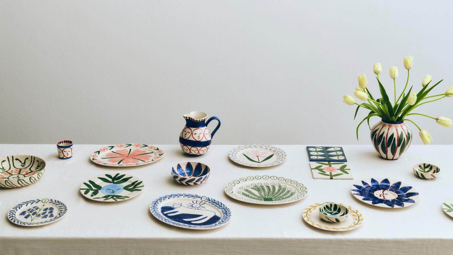 x Emma Kohlmann Blush Face Vine bordskåner