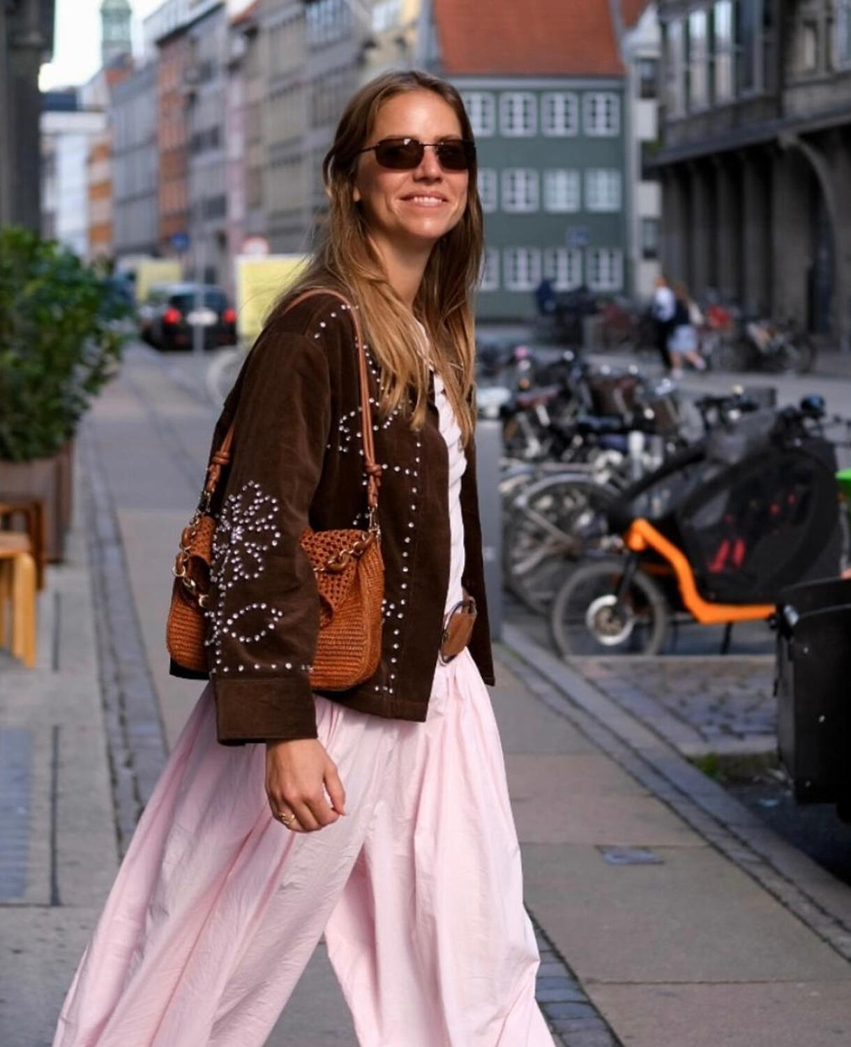 Emme jakke - brun