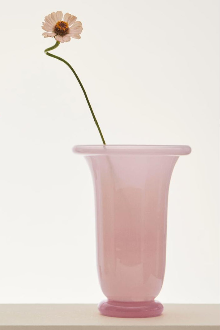 Medium Empire Vase, rosa - H21 cm.