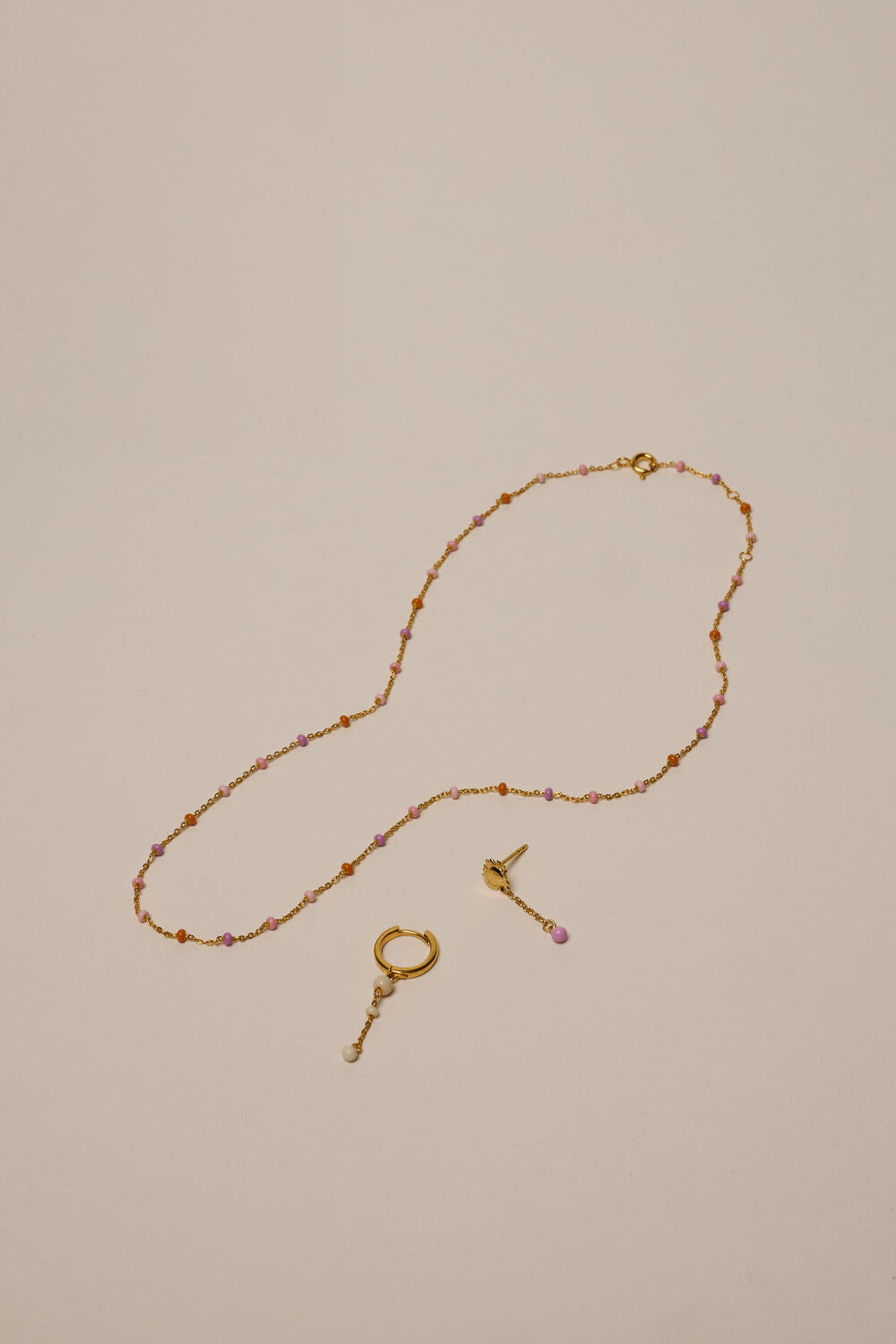 Lola halskæde - Blush