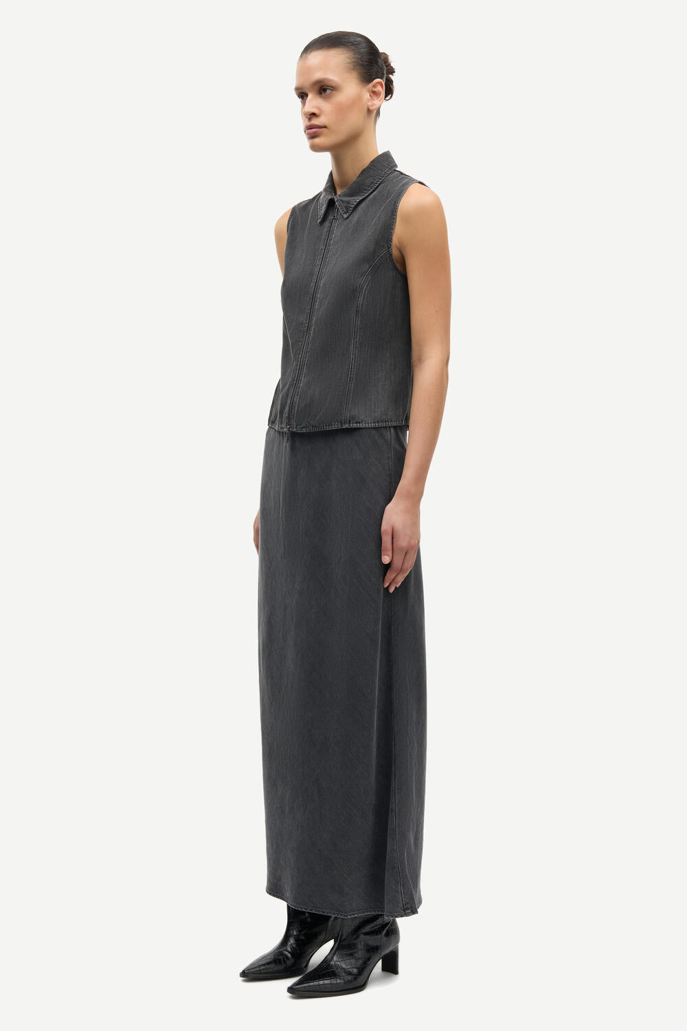 Saari top - Grey Cloud