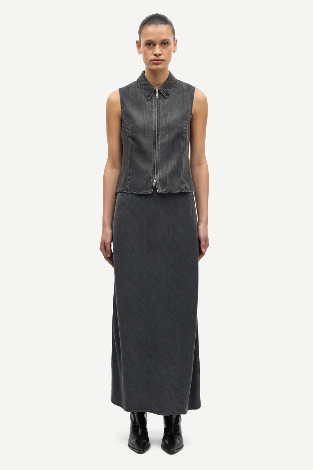 Saari top - Grey Cloud