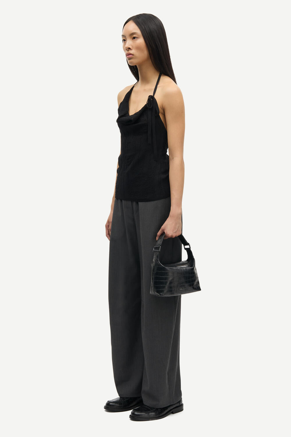 Saroko bukser - Dark grey mel.