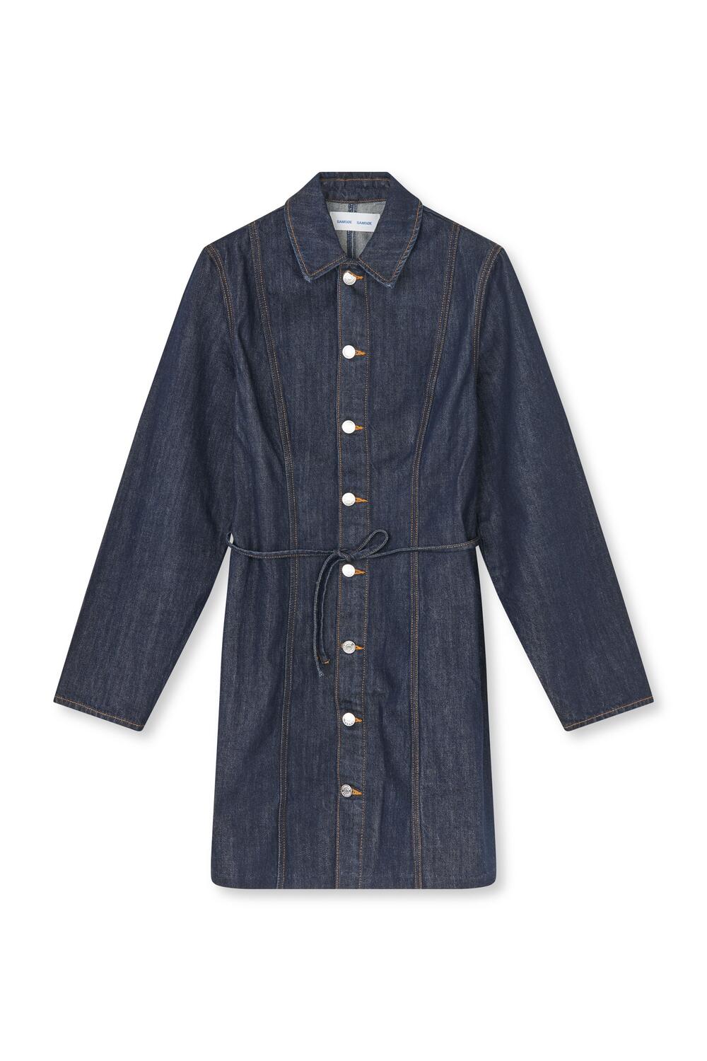 Satesse denimkjole - Ink