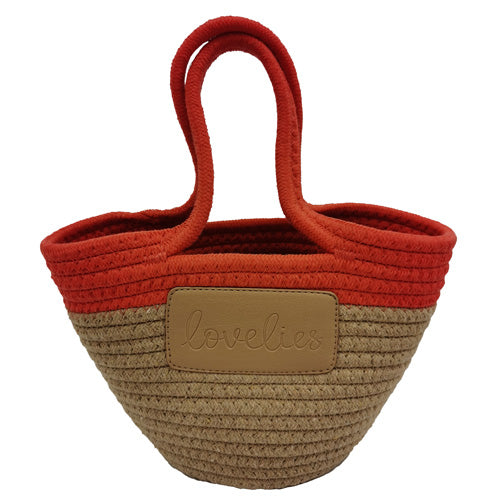 Flamencos strandtaske, Mini - Mandarin Red