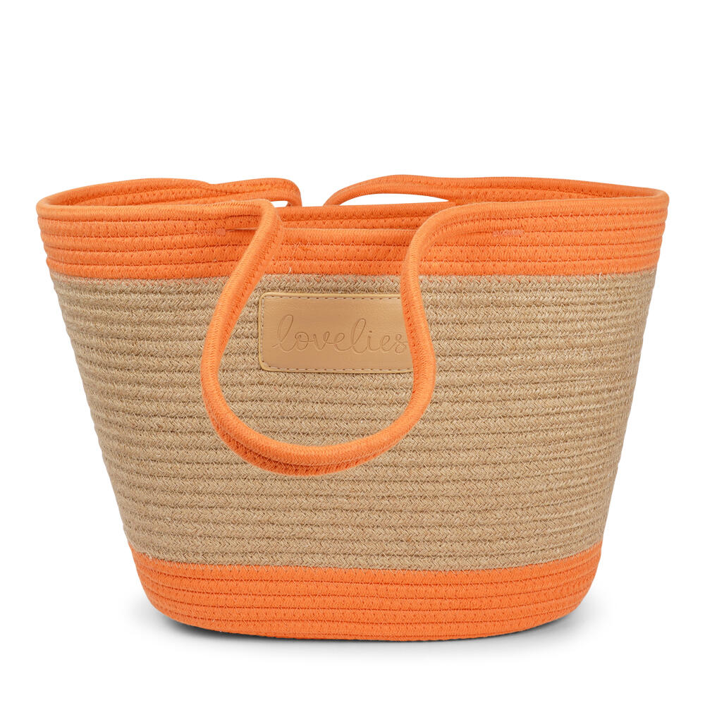 Flamencos strandtaske, Medium - Orange Paradise