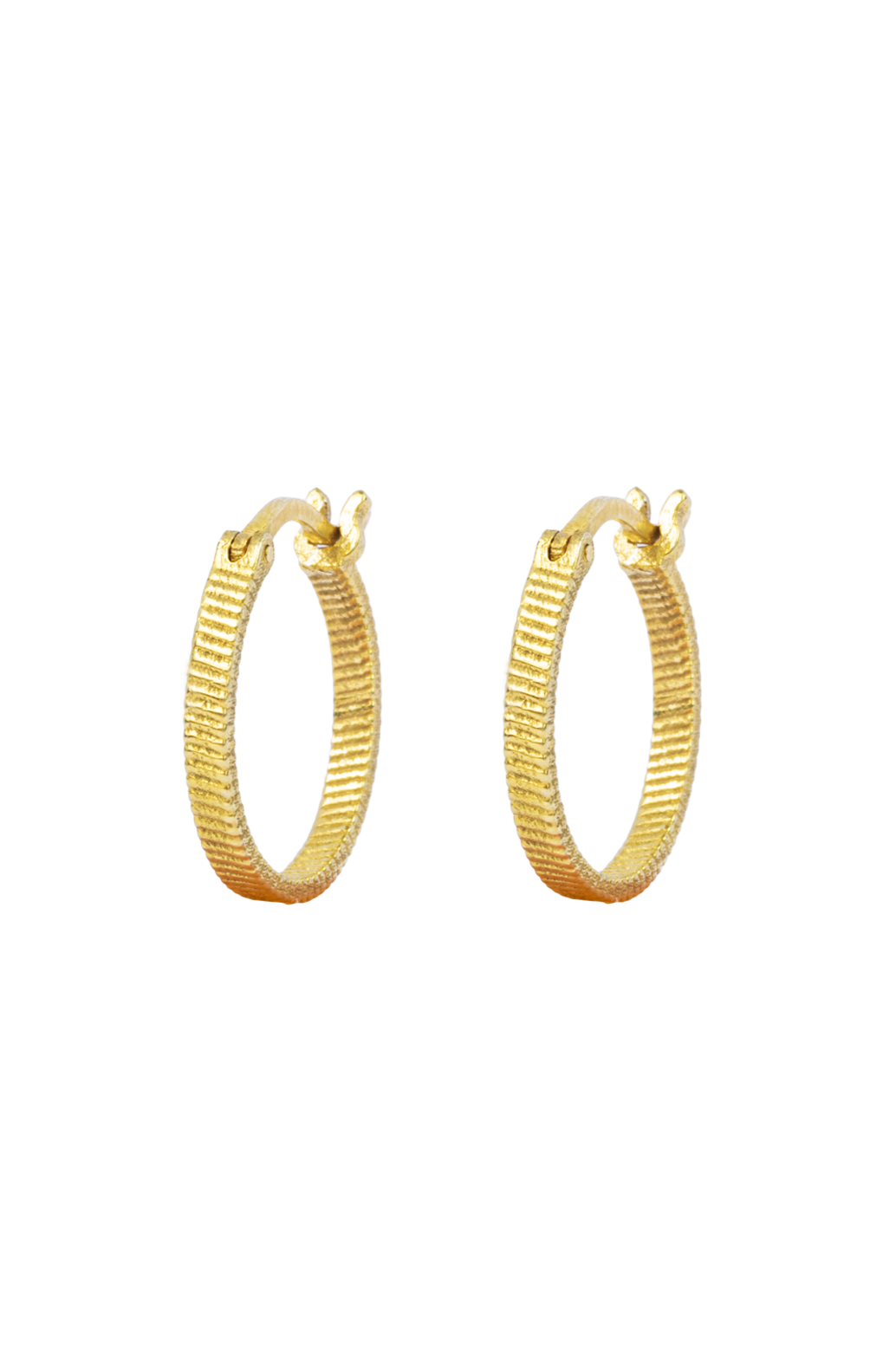 Fortune Teller hoops, forgyldt - Ø16 mm.
