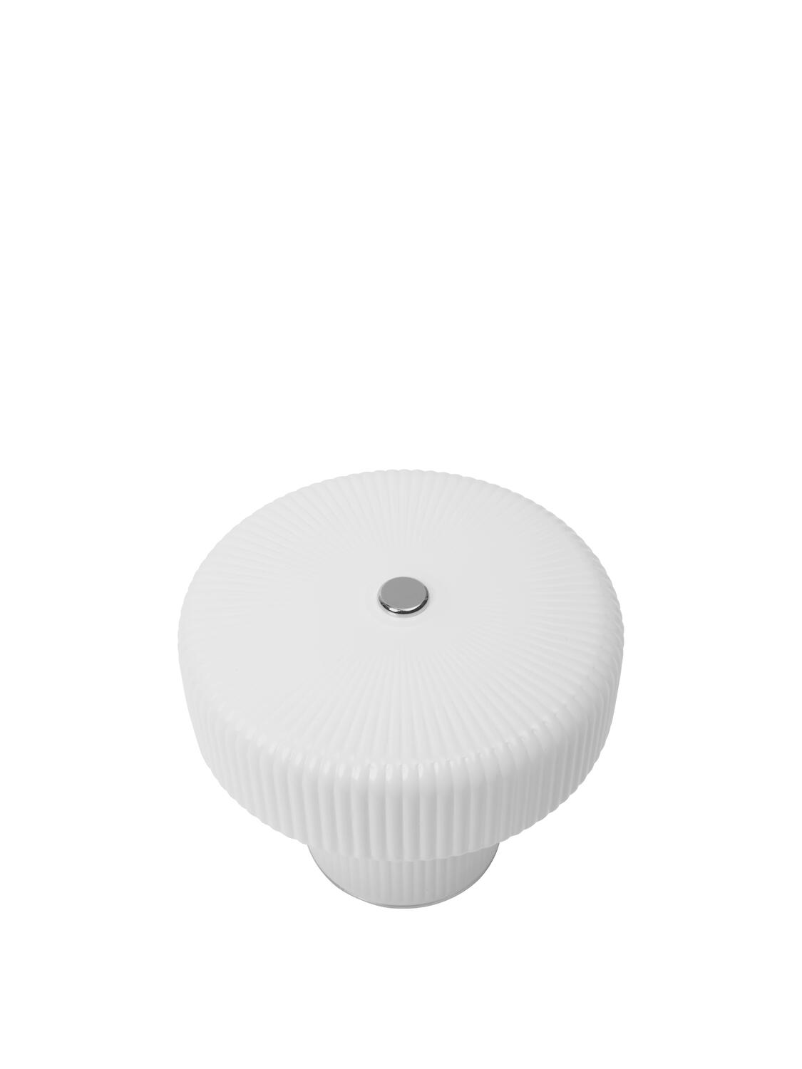 Ripple trådløs lampe, H10 cm- White