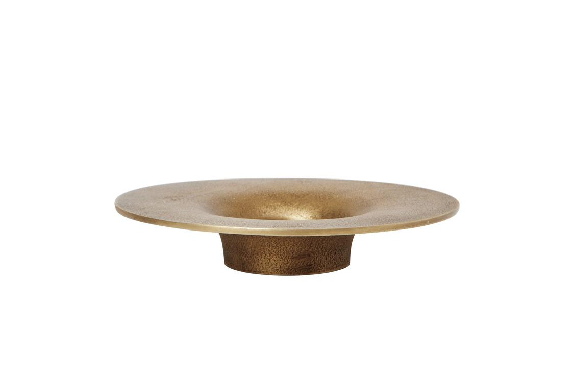 Soothe Block lysestage - Brass Finish