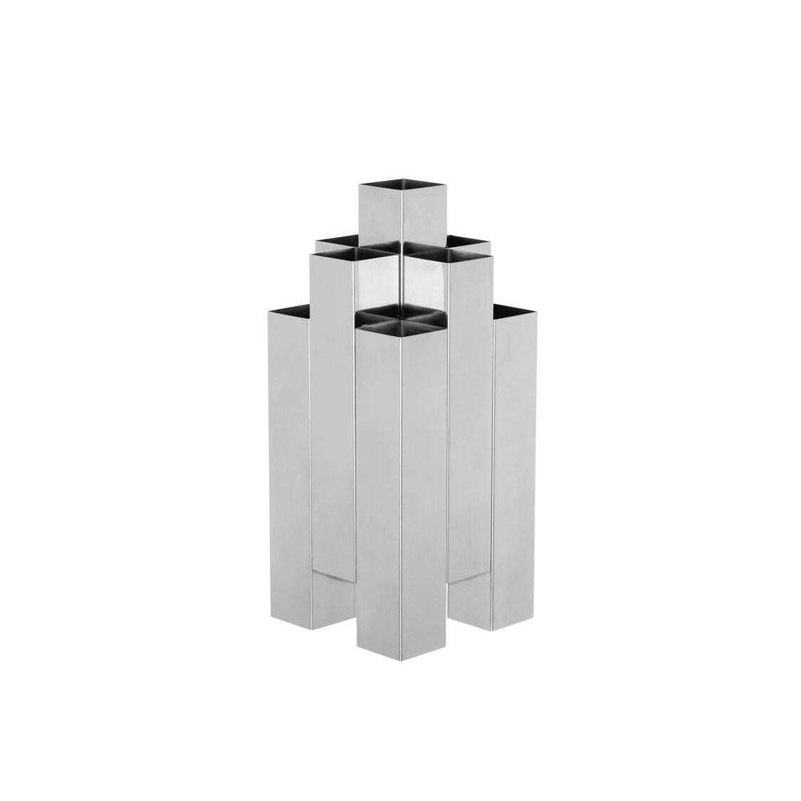 Tessera vase, H28 cm - Mirror Polished