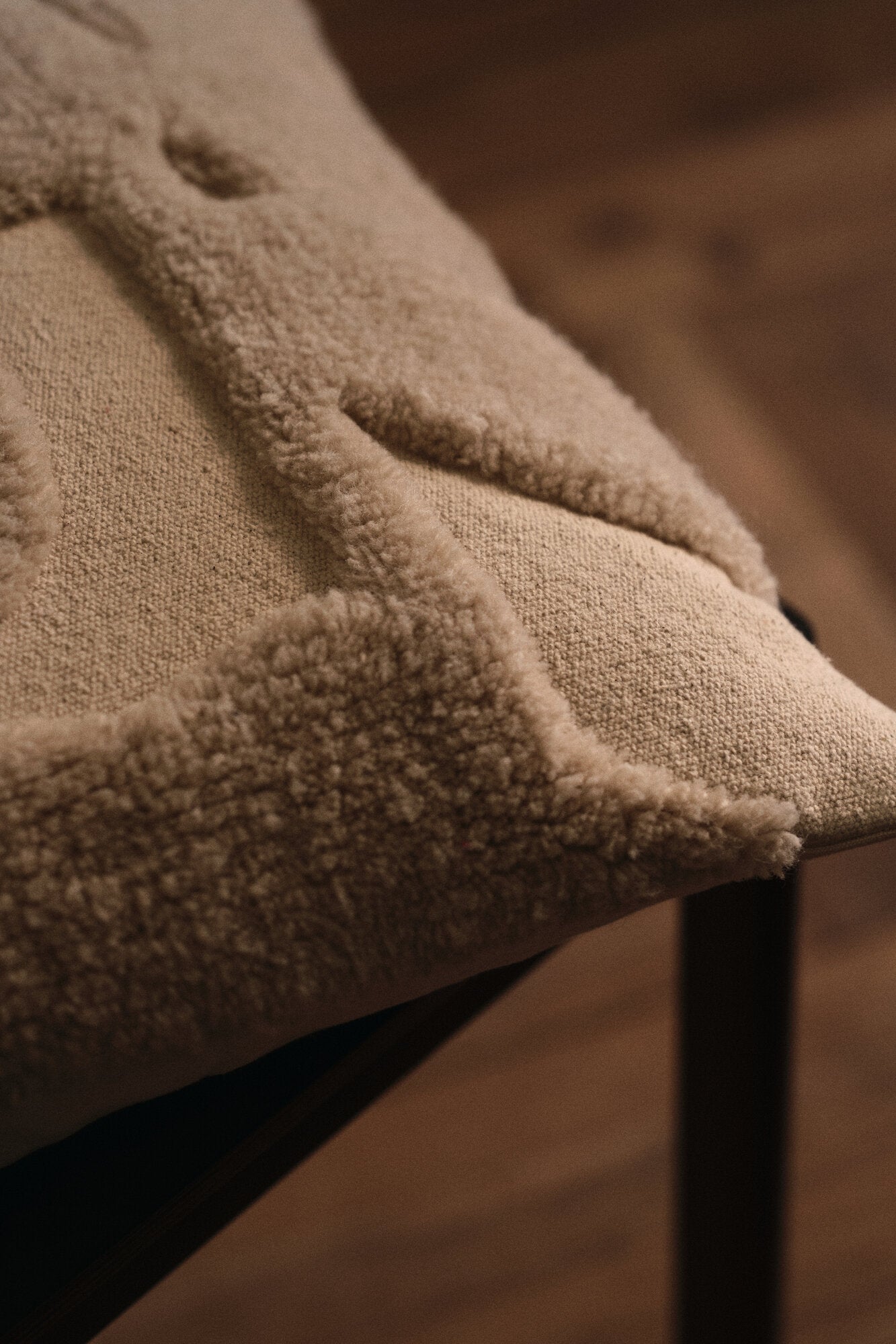 Cilla Tufted pude, 50x50 cm - Off-white/Parchment