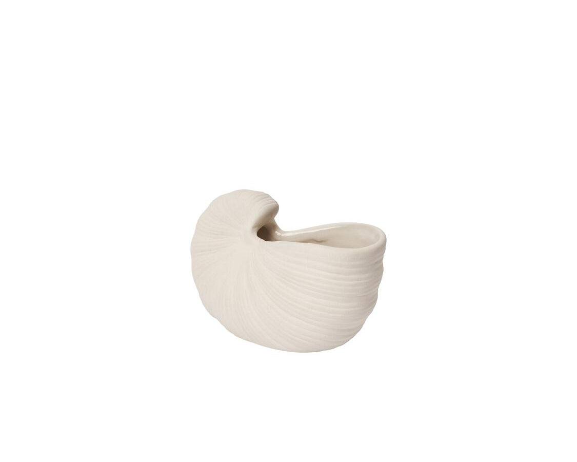 Shell pot, B11 - Off-white
