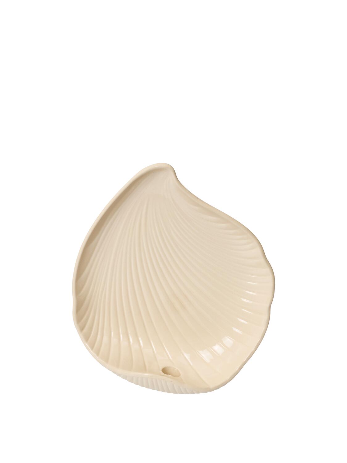 Shell væglysestage, 24x28,2 cm - Off-white