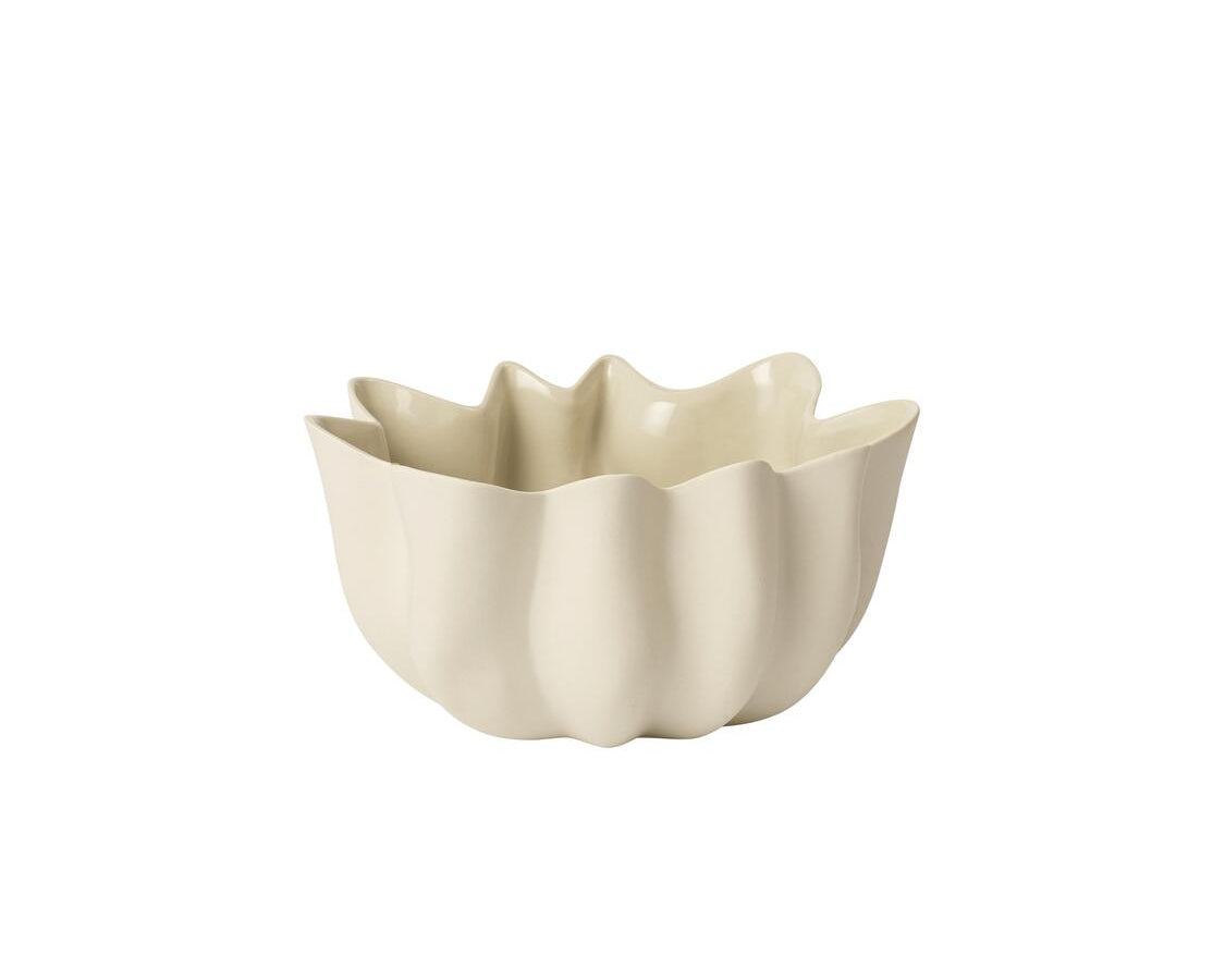 Nium skål, Ø22 cm - Off-white