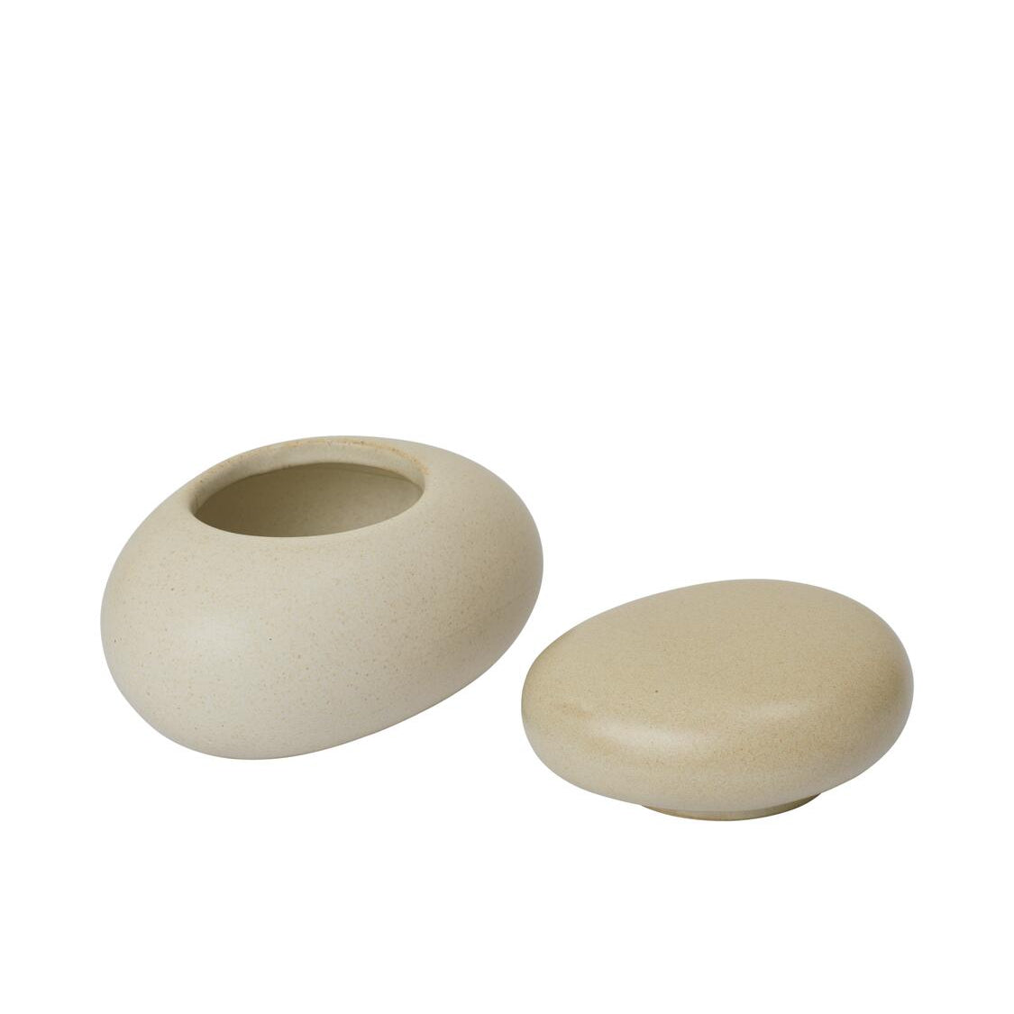 Pebble Box, Small - Sand/Cream
