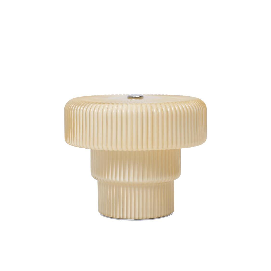 Ripple trådløs lampe, H10 cm - Oat