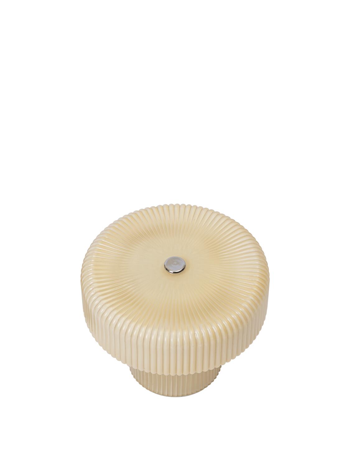 Ripple trådløs lampe, H10 cm - Oat